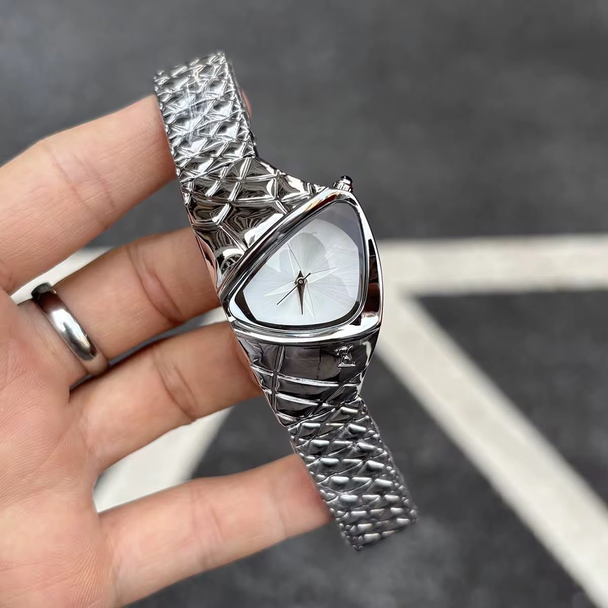 Vipera Shield Cuff Watch - Everything By Bidmic