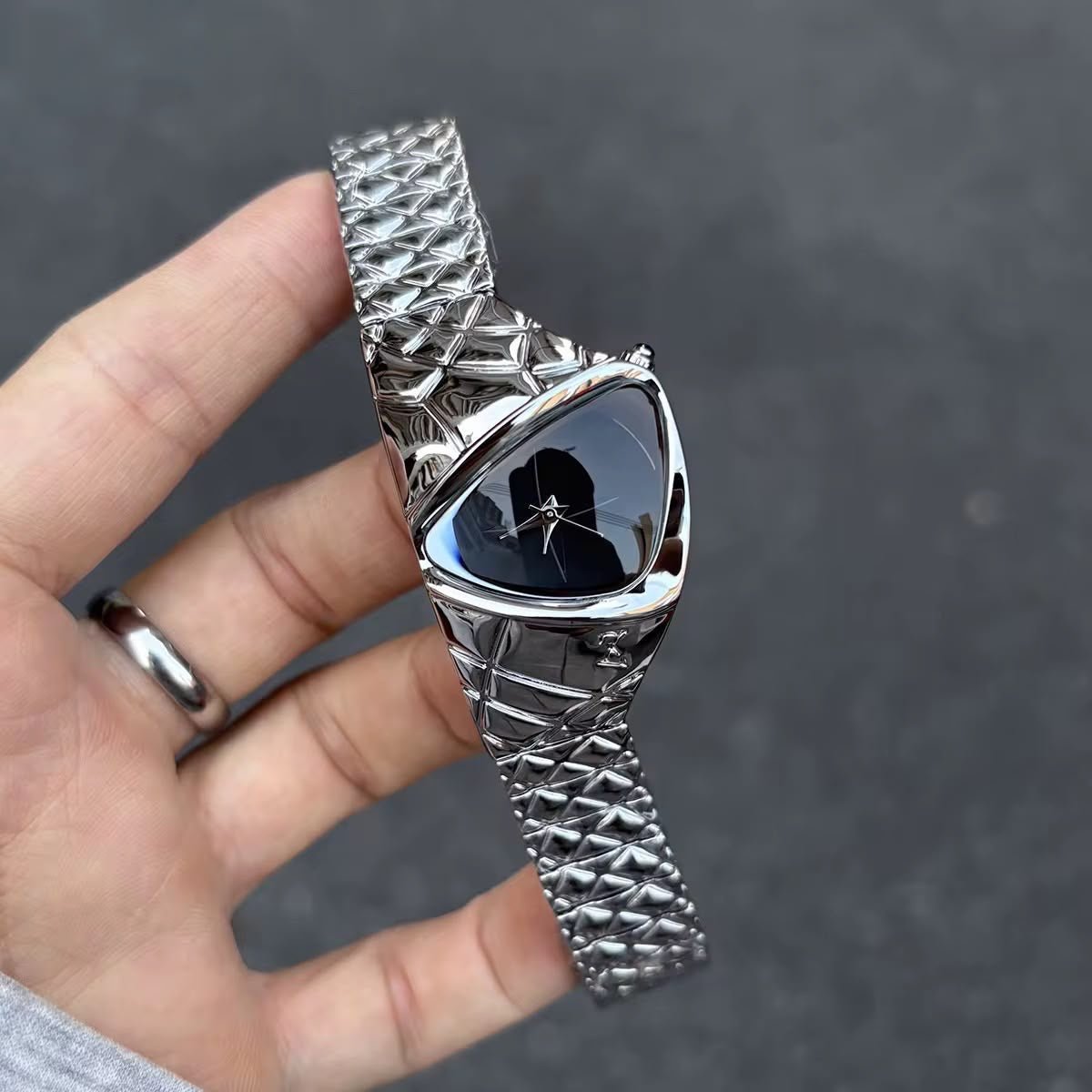 Vipera Shield Cuff Watch - Everything By Bidmic